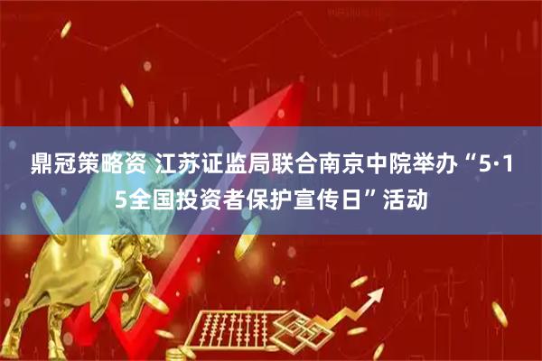 鼎冠策略资 江苏证监局联合南京中院举办“5·15全国投资者保护宣传日”活动